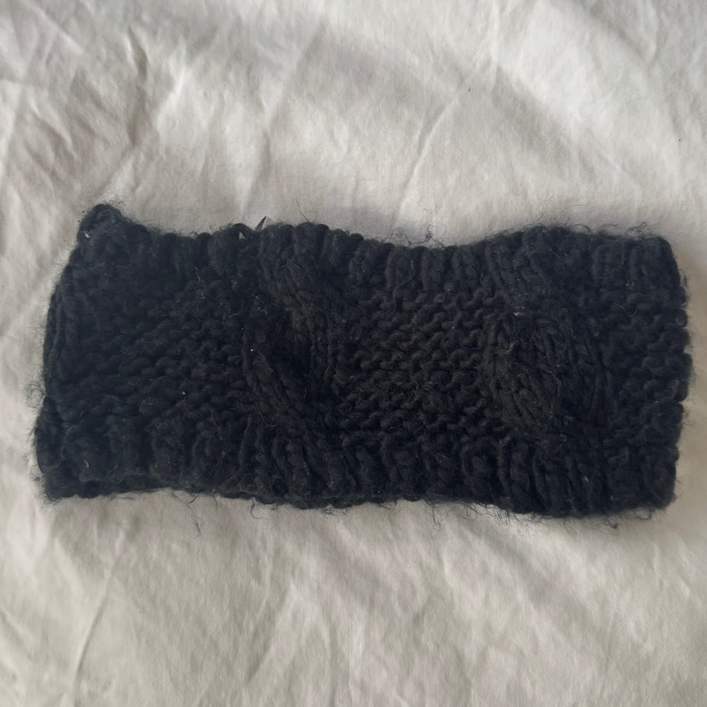 Shopbop Basics Black Knit Headband